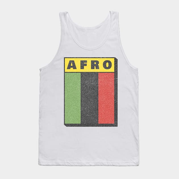 AFRO //// 80s Black Culture Design Tank Top by CultOfRomance